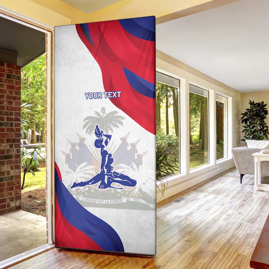 Personalised Haiti 222nd Anniversary Independence Day Door Cover