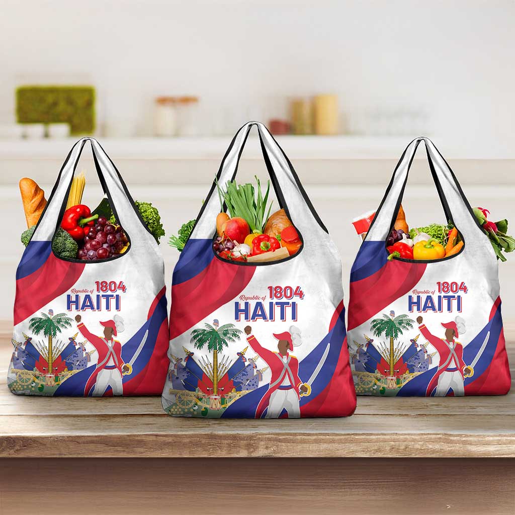 Haiti 222nd Anniversary Independence Day Grocery Bag - African Pride