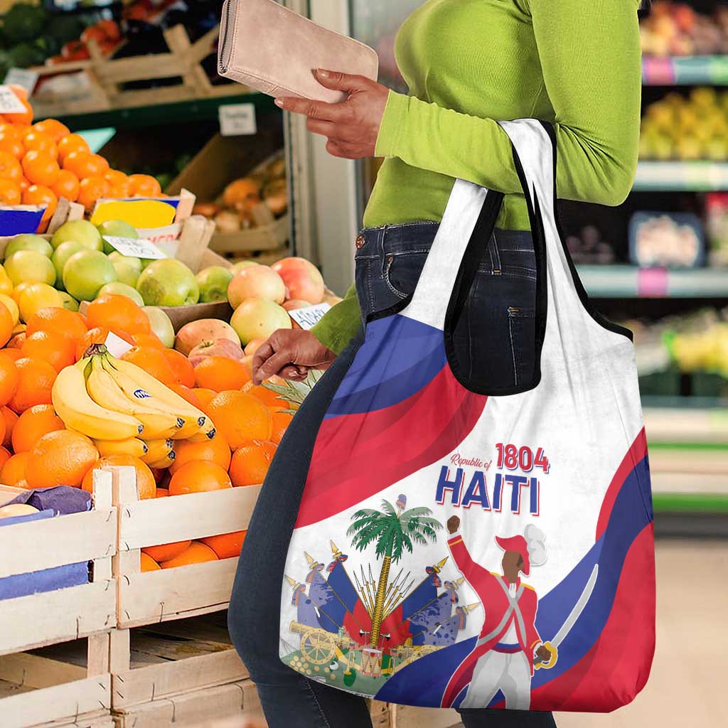 Haiti 222nd Anniversary Independence Day Grocery Bag - African Pride