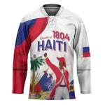 Personalised Haiti 222nd Anniversary Independence Day Hockey Jersey