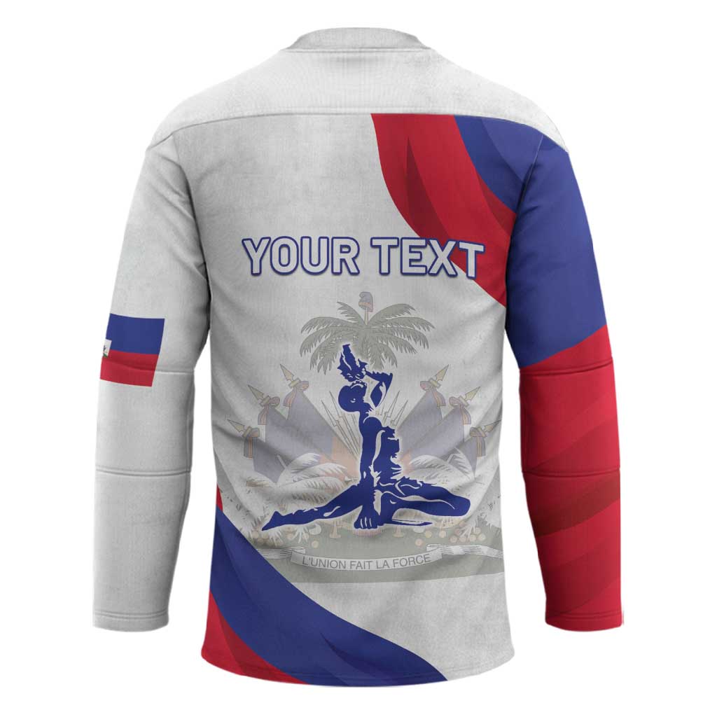 Personalised Haiti 222nd Anniversary Independence Day Hockey Jersey
