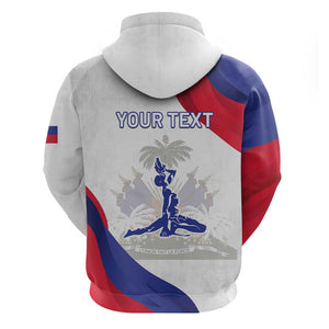 Personalised Haiti 222nd Anniversary Independence Day Hoodie - African Pride