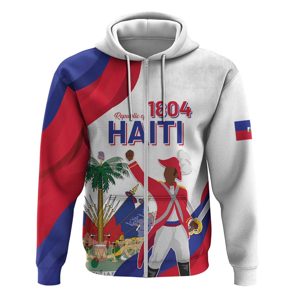 Personalised Haiti 222nd Anniversary Independence Day Hoodie - African Pride