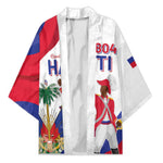 Personalised Haiti 222nd Anniversary Independence Day Kimono