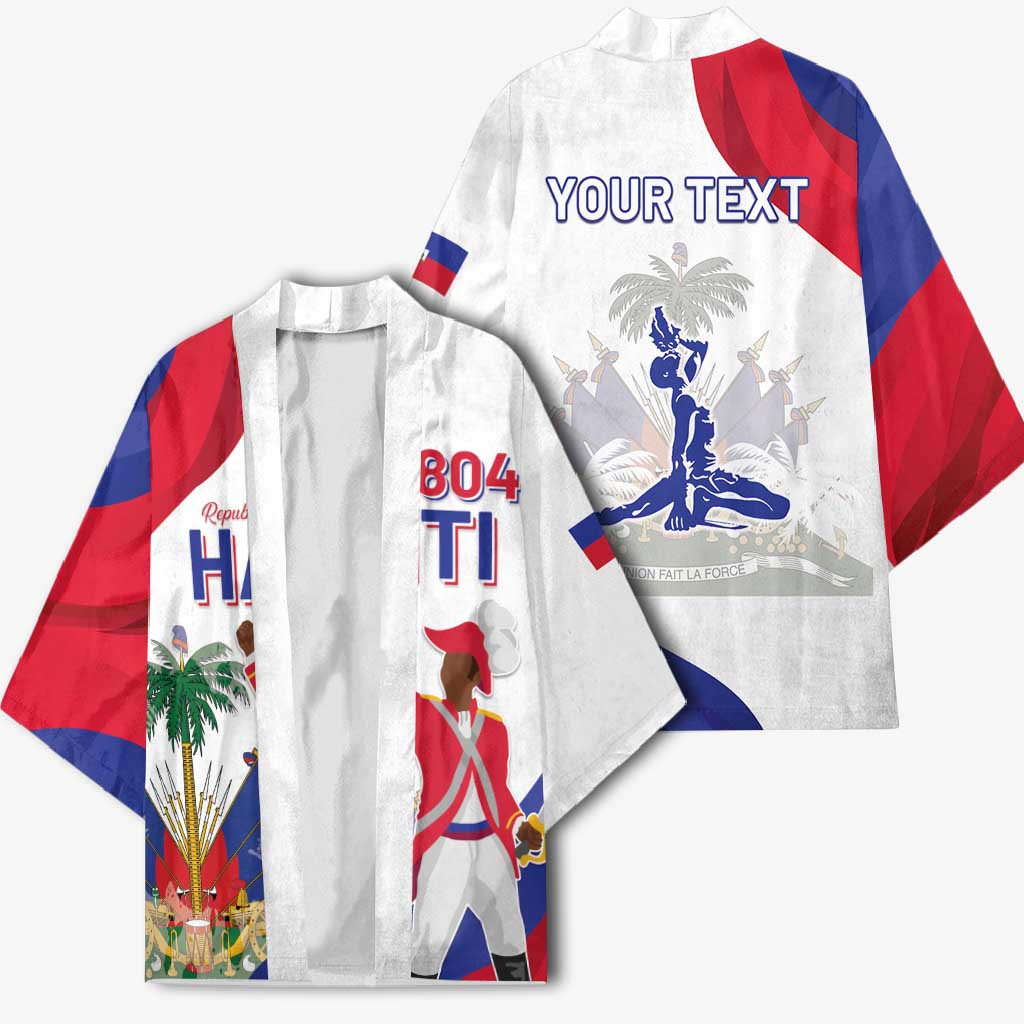 Personalised Haiti 222nd Anniversary Independence Day Kimono