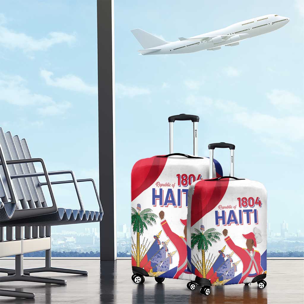 Haiti 222nd Anniversary Independence Day Luggage Cover - African Pride