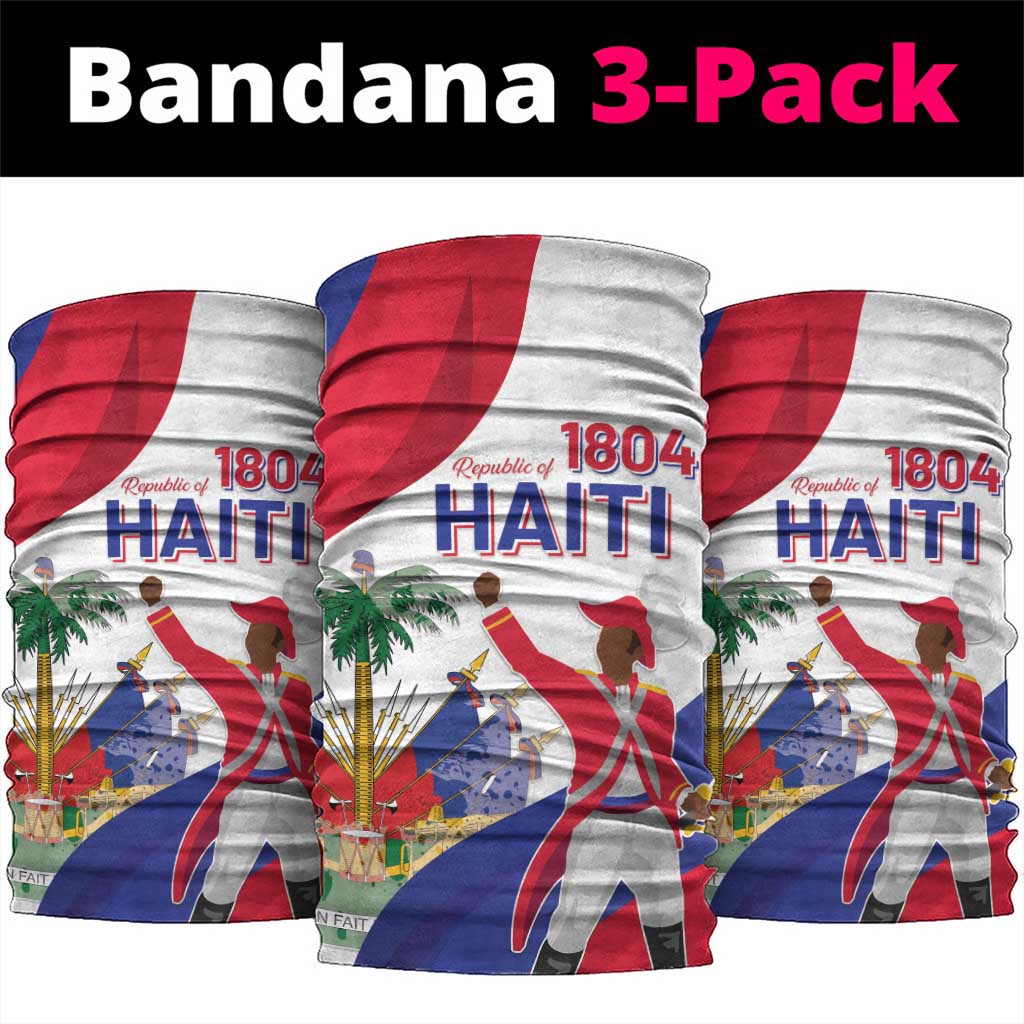 Haiti 222nd Anniversary Independence Day Neck Gaiter - African Pride