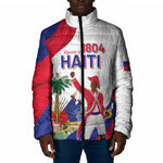 Personalised Haiti 222nd Anniversary Independence Day Padded Jacket