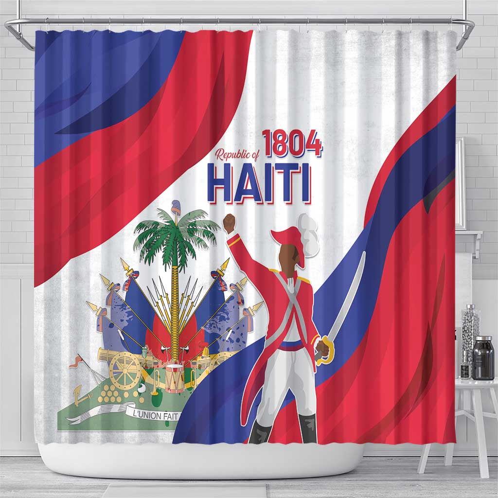 Haiti 222nd Anniversary Independence Day Shower Curtain - African Pride