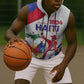 Personalised Haiti 222nd Anniversary Independence Day Sleeveless Zip Hoodie - African Pride