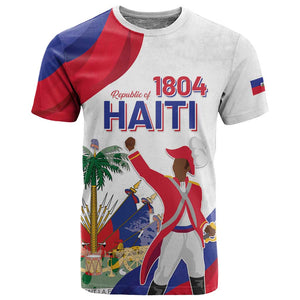 Personalised Haiti 222nd Anniversary Independence Day T shirt - African Pride