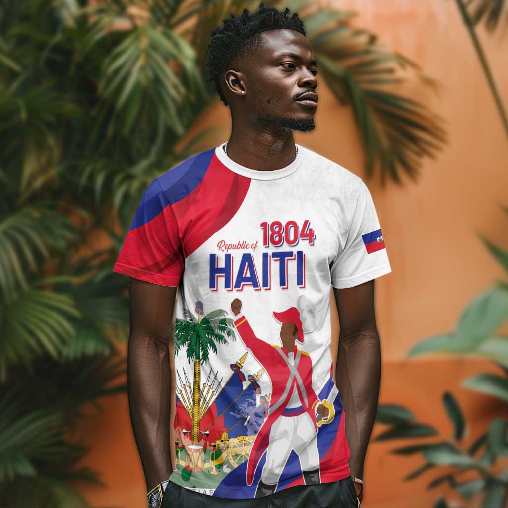 Personalised Haiti 222nd Anniversary Independence Day T shirt - African Pride
