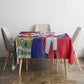 Haiti 222nd Anniversary Independence Day Tablecloth - African Pride
