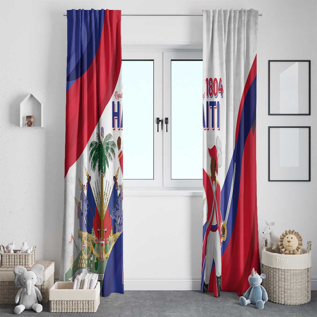 Haiti 222nd Anniversary Independence Day Window Curtain - African Pride