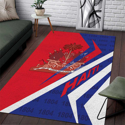 Haiti 1804 Area Rug Coat Of Arms Simple Style - African Pride