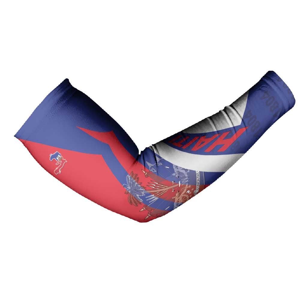 Personalised Haiti 1804 Arm Sleeves Coat Of Arms Simple Style