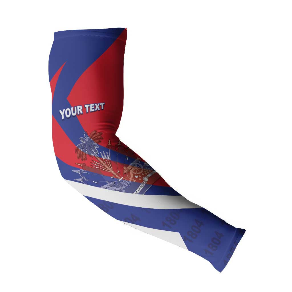 Personalised Haiti 1804 Arm Sleeves Coat Of Arms Simple Style