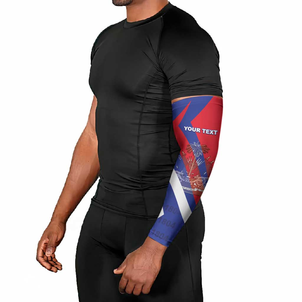 Personalised Haiti 1804 Arm Sleeves Coat Of Arms Simple Style