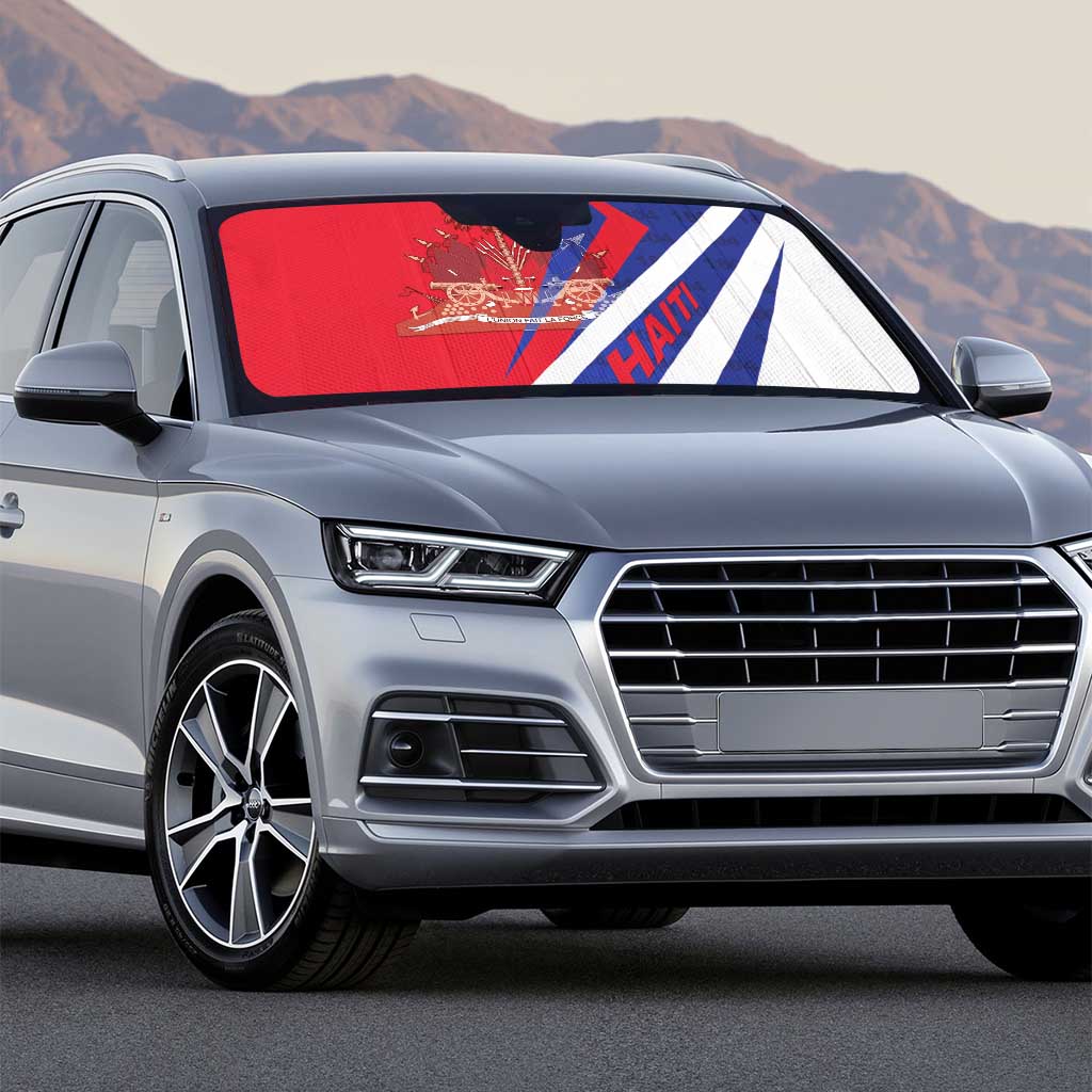 Haiti 1804 Auto Sun Shade Coat Of Arms Simple Style