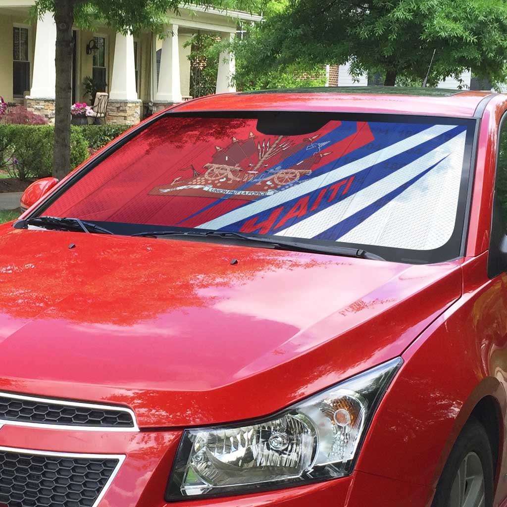 Haiti 1804 Auto Sun Shade Coat Of Arms Simple Style