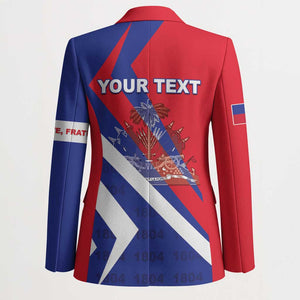 Personalised Haiti 1804 Blazer Coat Of Arms Simple Style
