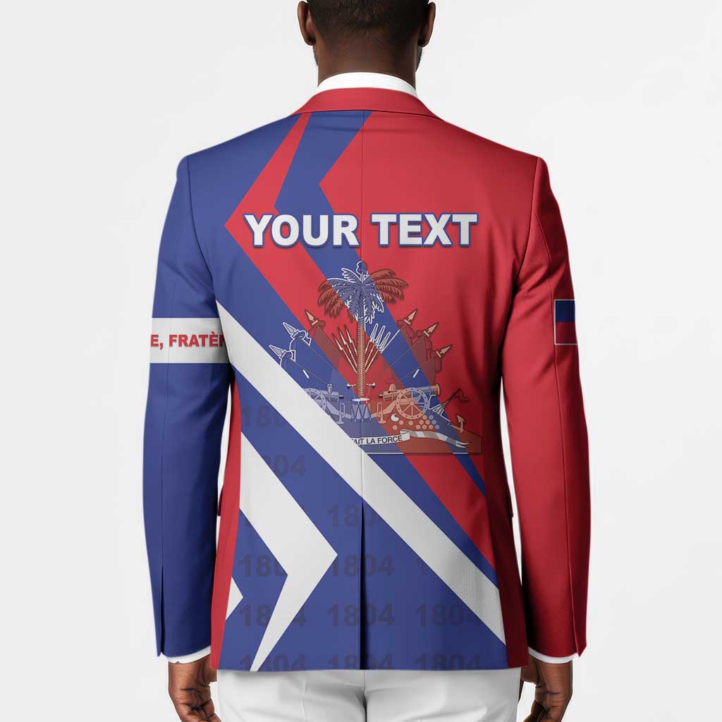 Personalised Haiti 1804 Blazer Coat Of Arms Simple Style