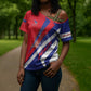 Personalised Haiti 1804 Cross Shoulder Shirt Coat Of Arms Simple Style