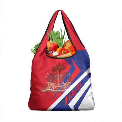 Haiti 1804 Grocery Bag Coat Of Arms Simple Style - African Pride