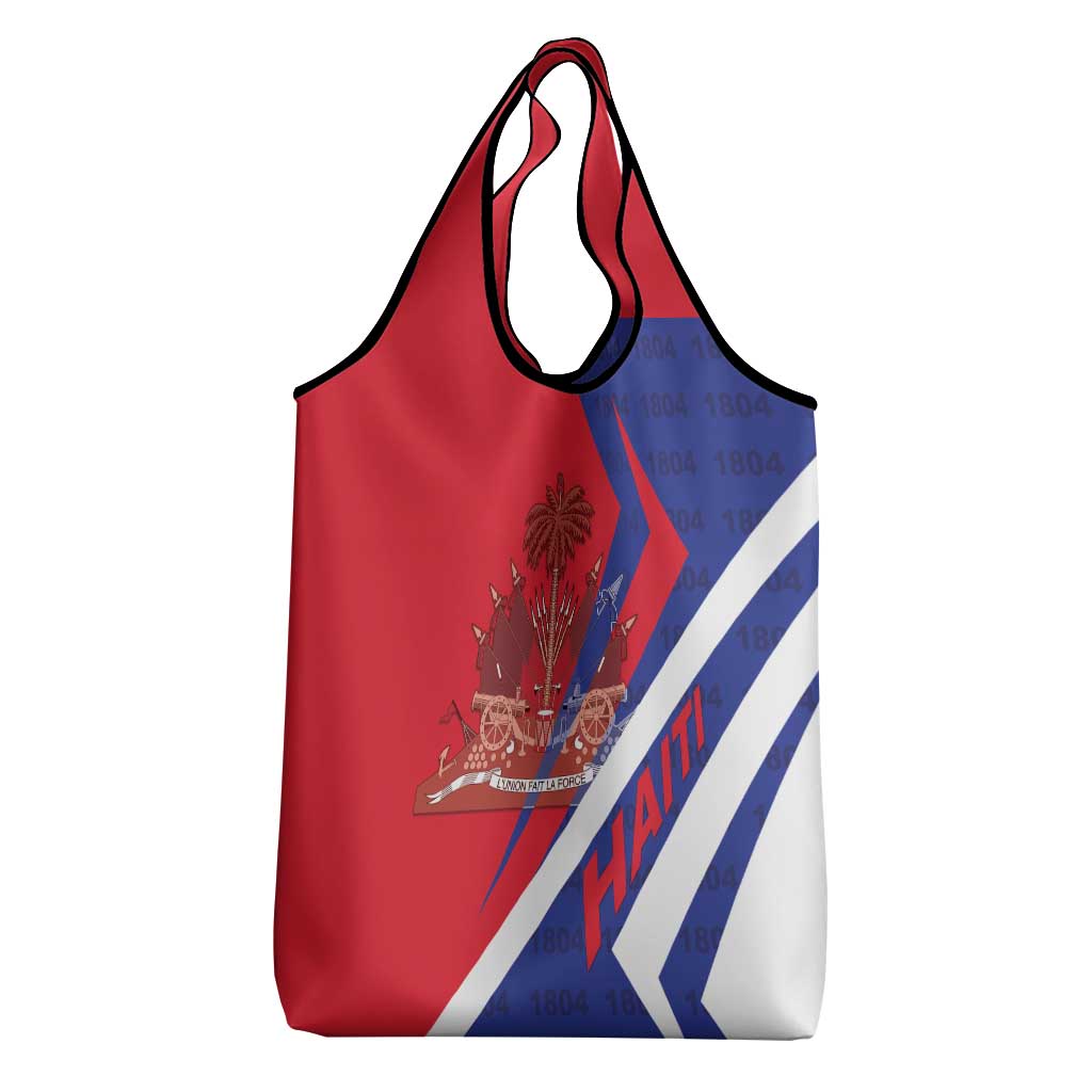 Haiti 1804 Grocery Bag Coat Of Arms Simple Style - African Pride