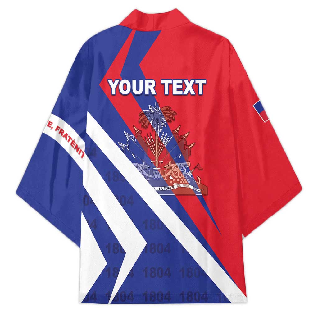 Personalised Haiti 1804 Kimono Coat Of Arms Simple Style
