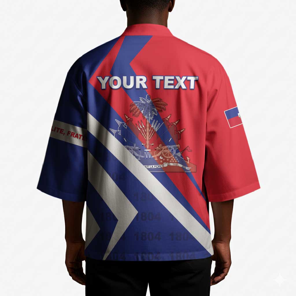 Personalised Haiti 1804 Kimono Coat Of Arms Simple Style