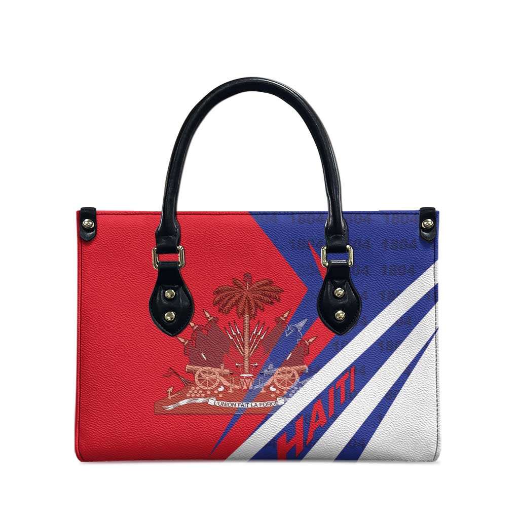 Haiti 1804 Leather Bag Coat Of Arms Simple Style