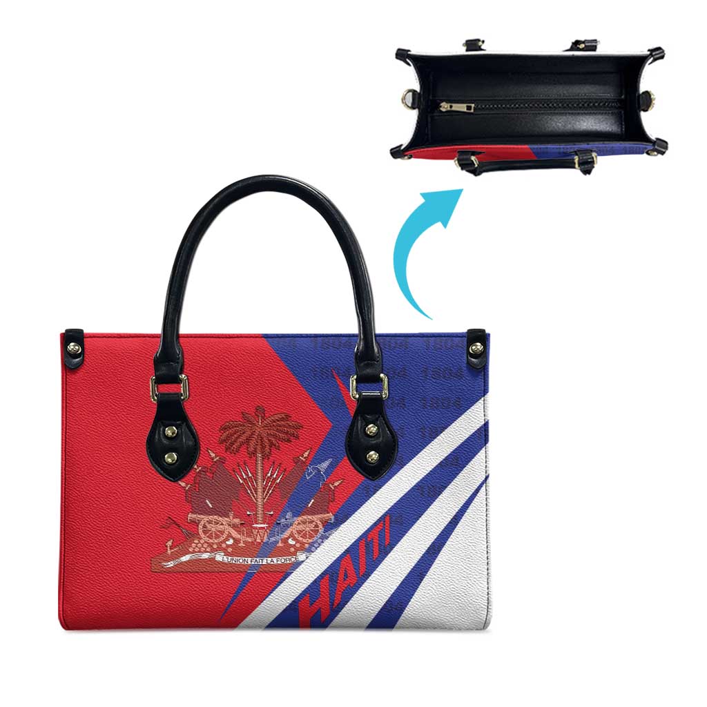 Haiti 1804 Leather Bag Coat Of Arms Simple Style