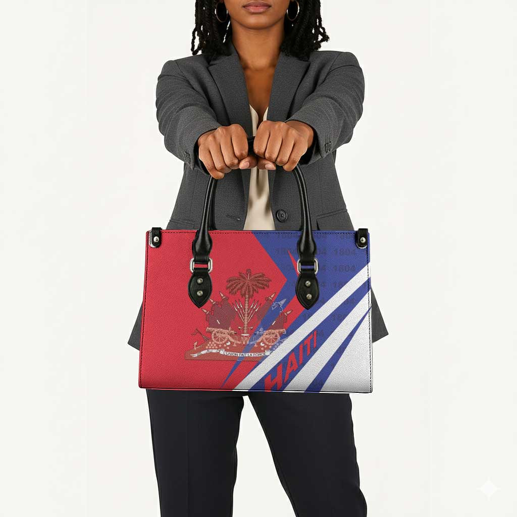 Haiti 1804 Leather Bag Coat Of Arms Simple Style