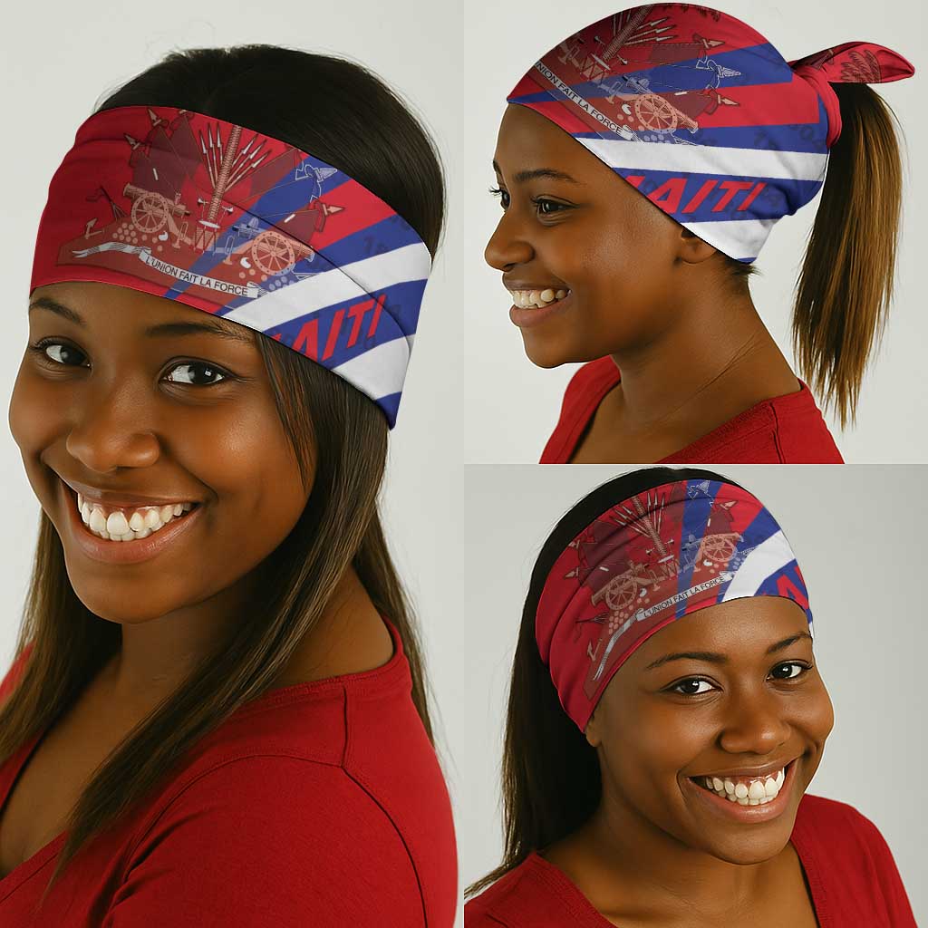 Haiti 1804 Neck Gaiter Coat Of Arms Simple Style - African Pride