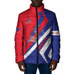 Personalised Haiti 1804 Padded Jacket Coat Of Arms Simple Style