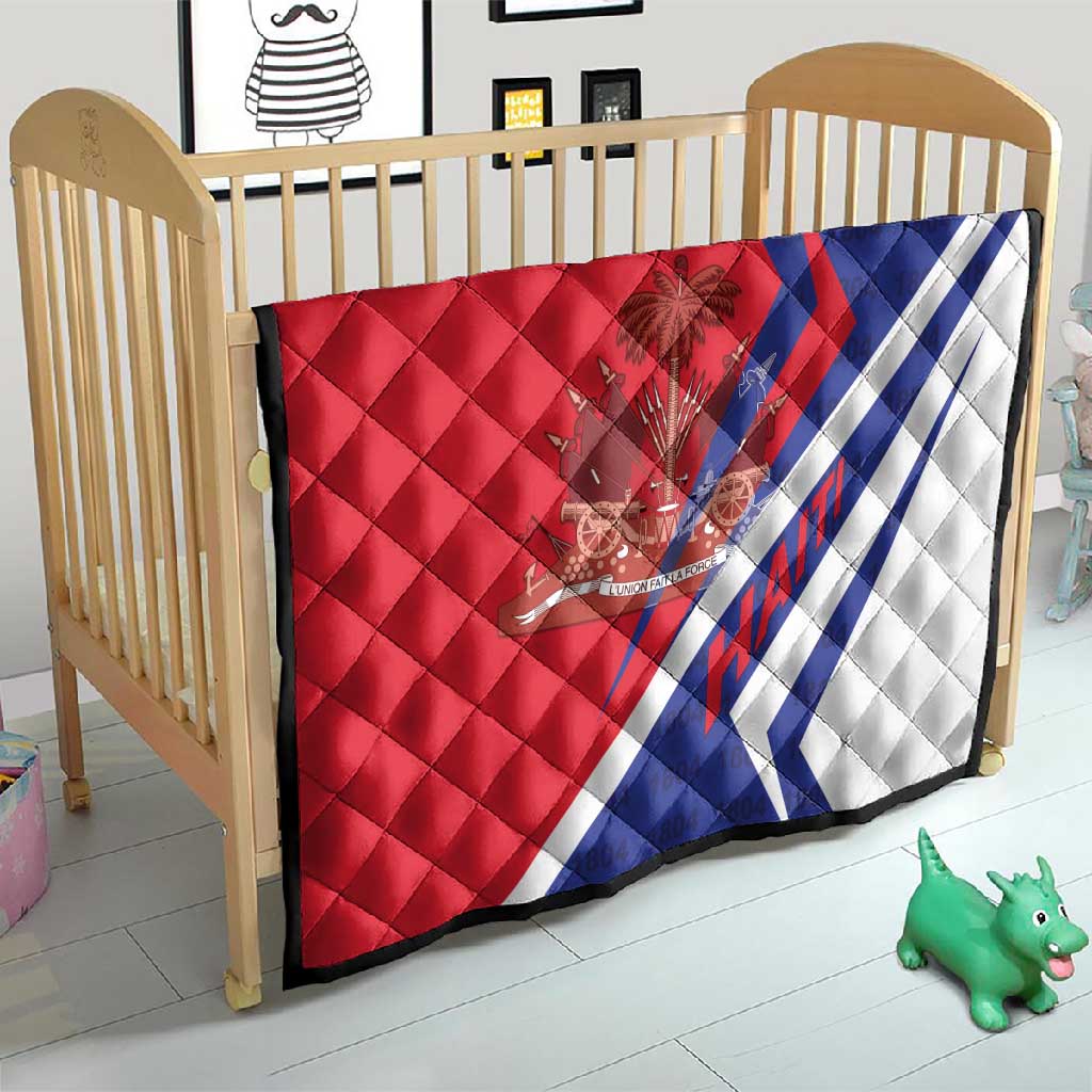 Haiti 1804 Quilt Coat Of Arms Simple Style - African Pride