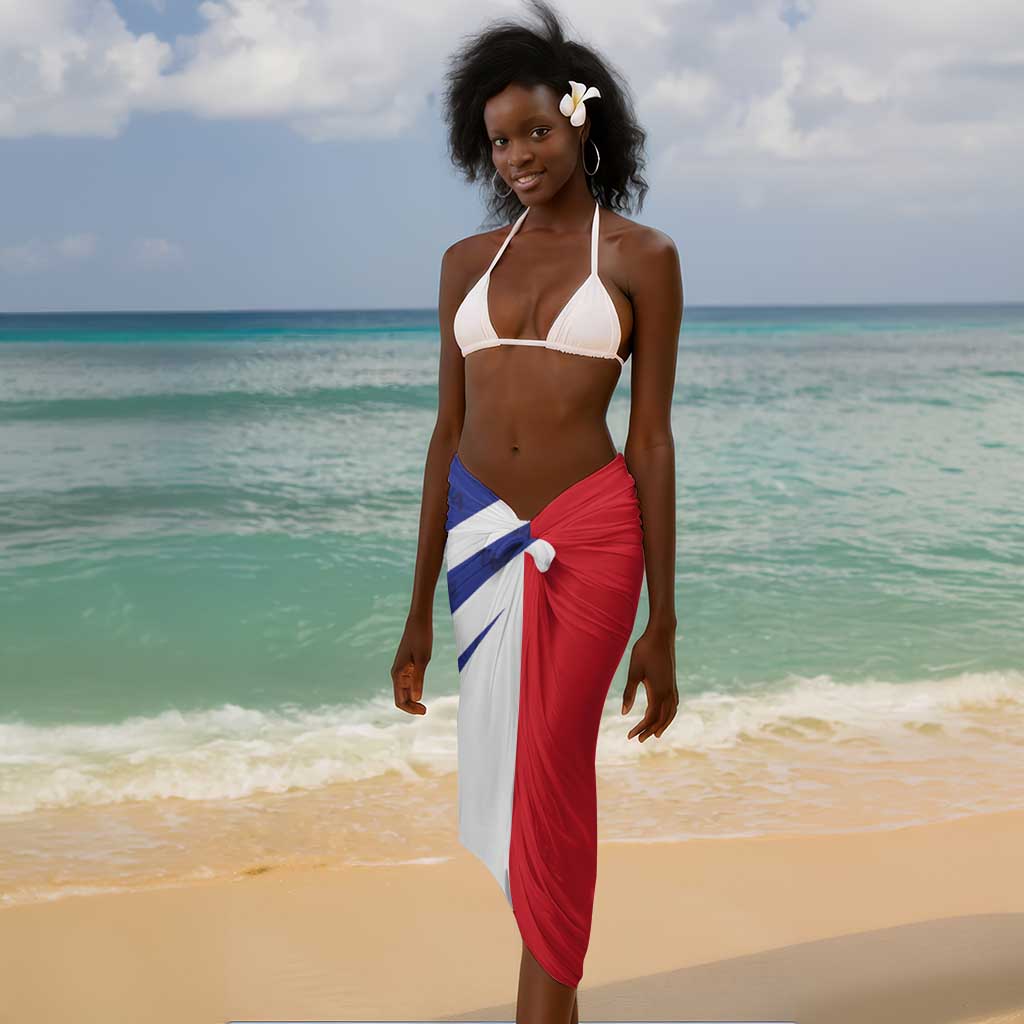 Haiti 1804 Sarong Coat Of Arms Simple Style - African Pride
