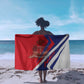 Haiti 1804 Sarong Coat Of Arms Simple Style - African Pride