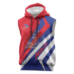 Personalised Haiti 1804 Sleeveless Hoodie Coat Of Arms Simple Style - African Pride