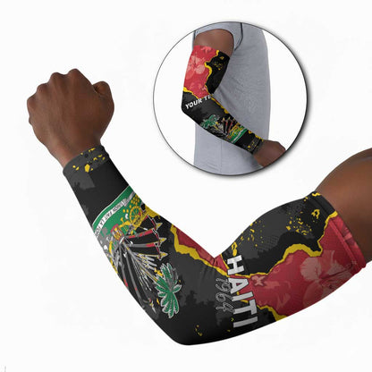 Personalised Haiti 1964 Arm Sleeves Coat Of Arms Unique Style