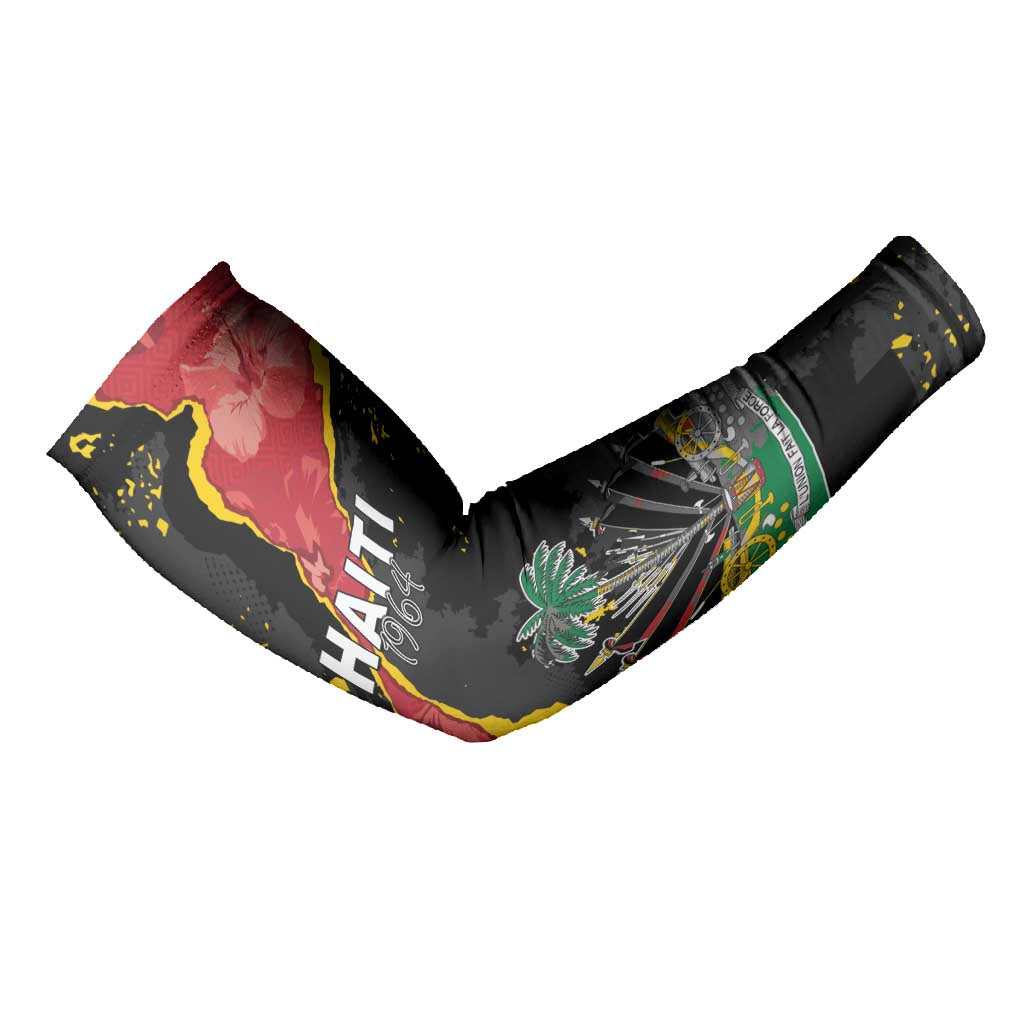 Personalised Haiti 1964 Arm Sleeves Coat Of Arms Unique Style