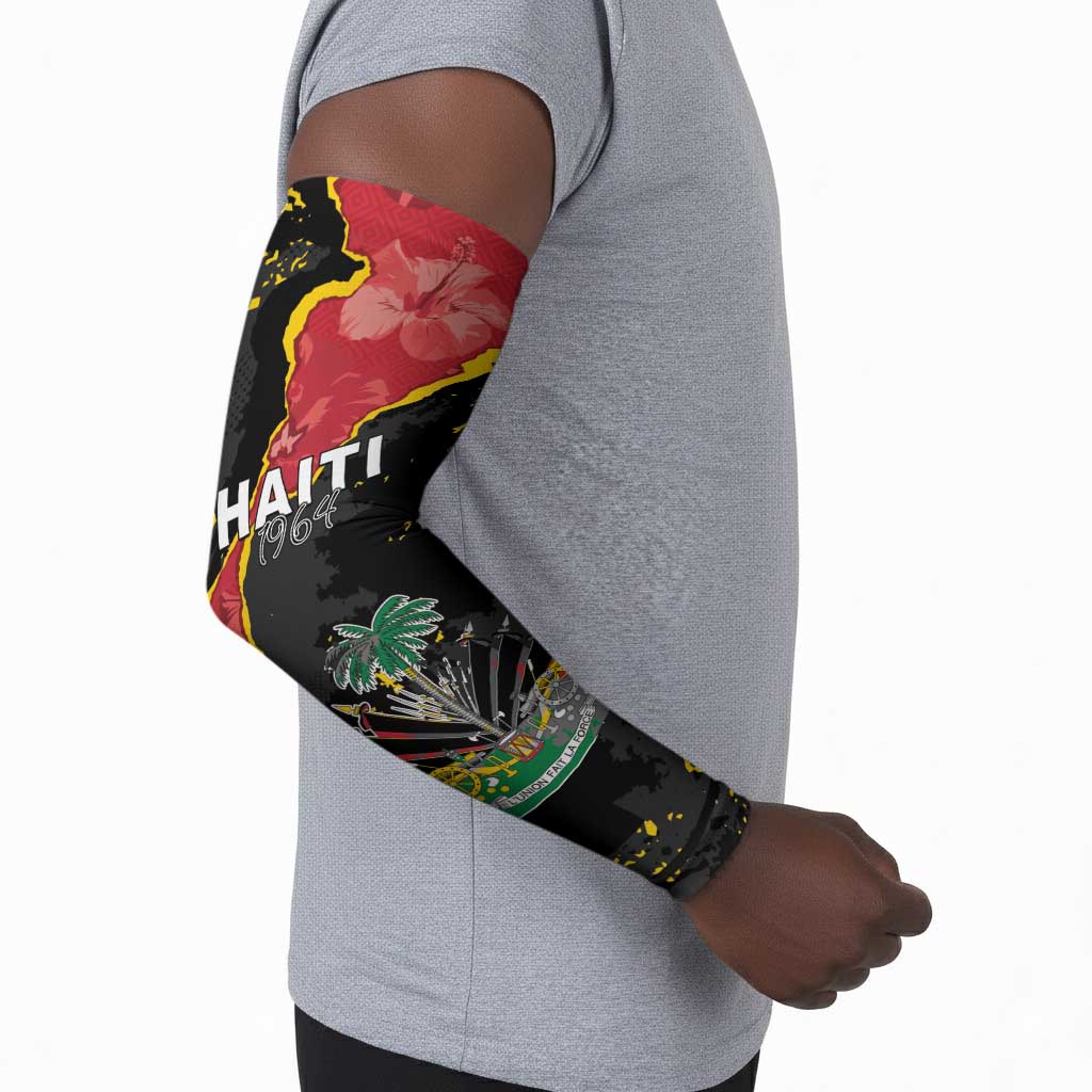 Personalised Haiti 1964 Arm Sleeves Coat Of Arms Unique Style