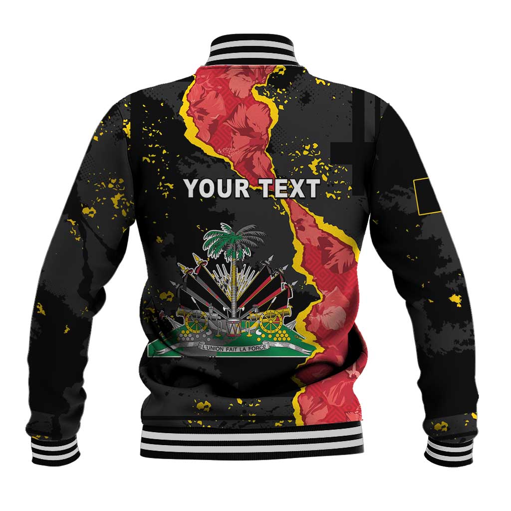 Personalised Haiti 1964 Baseball Jacket Coat Of Arms Unique Style - African Pride