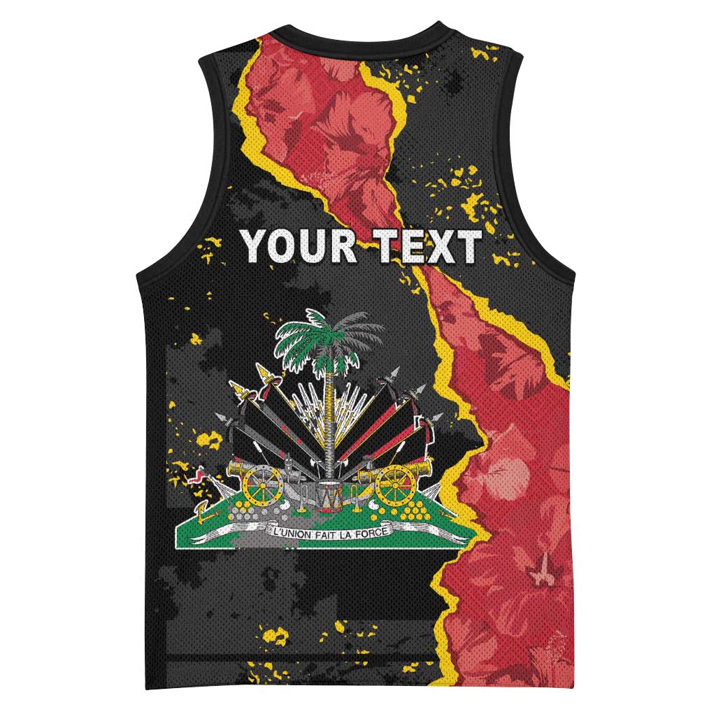 Personalised Haiti 1964 Basketball Jersey Coat Of Arms Unique Style - African Pride