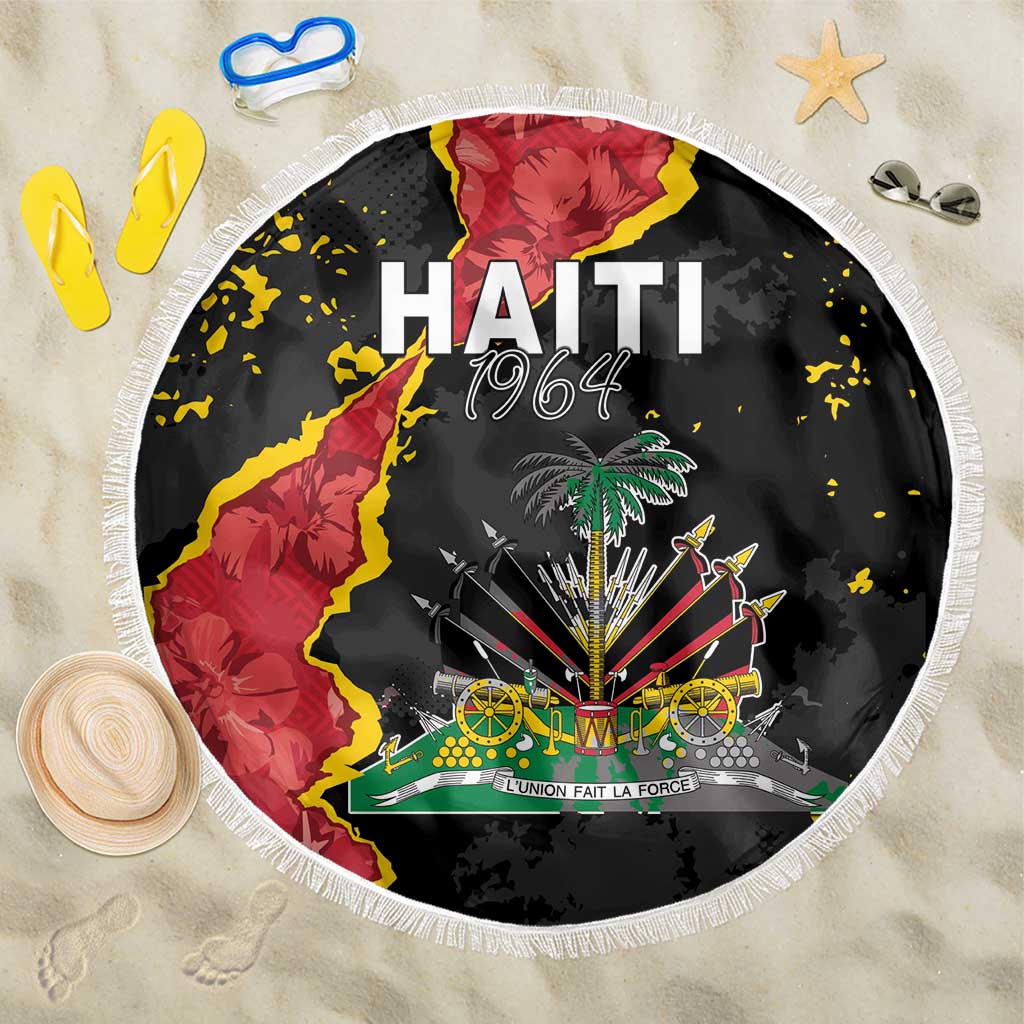 Haiti 1964 Beach Blanket Coat Of Arms Unique Style - African Pride