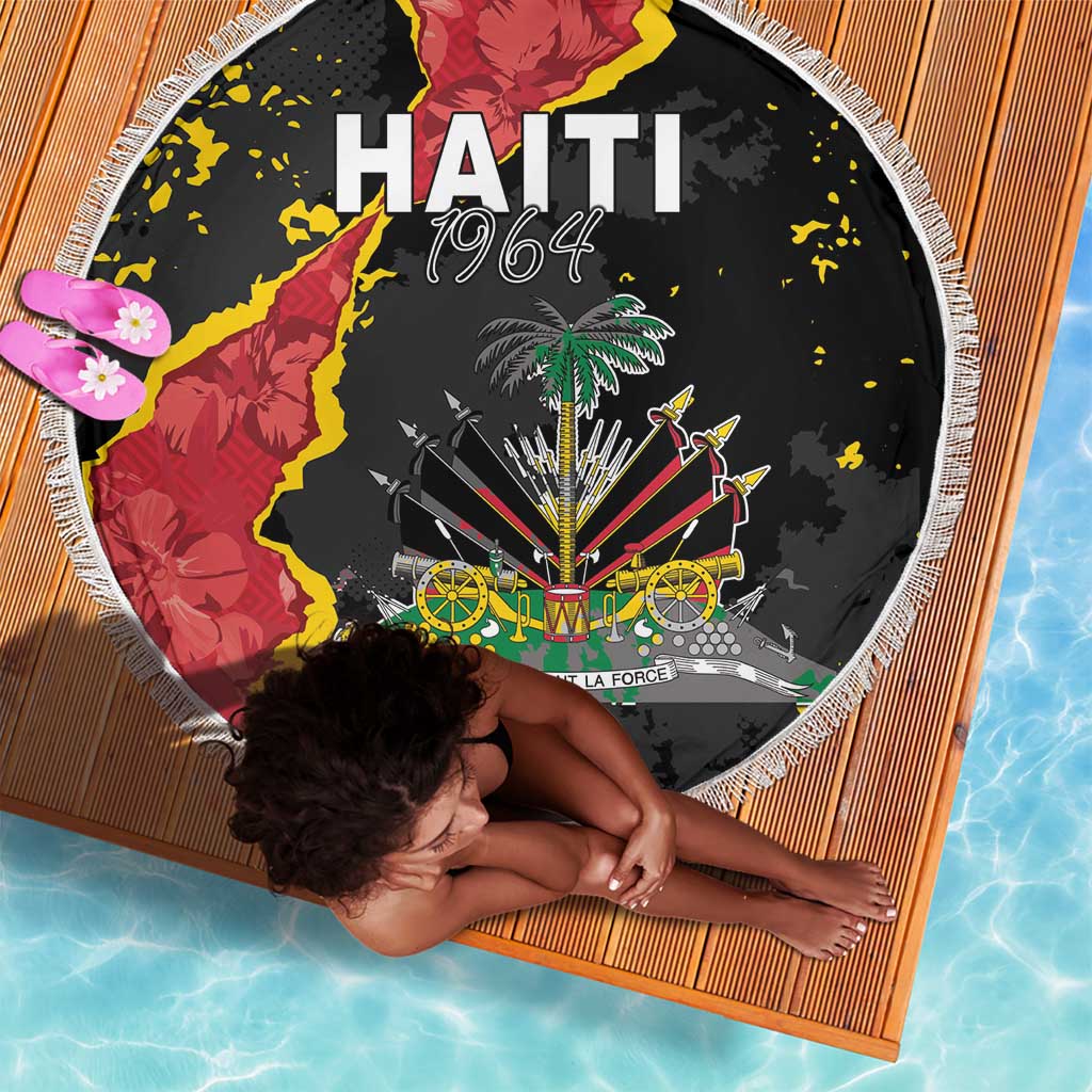 Haiti 1964 Beach Blanket Coat Of Arms Unique Style - African Pride