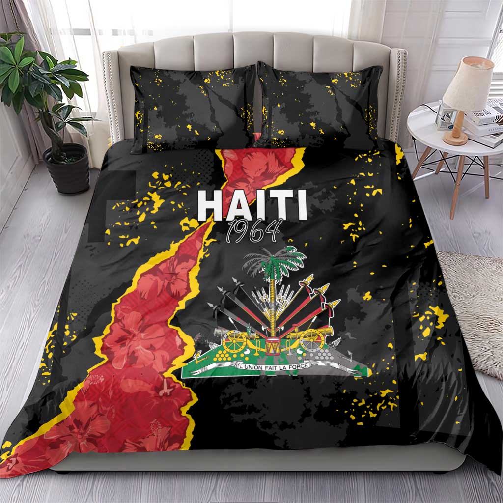 Haiti 1964 Bedding Set Coat Of Arms Unique Style - African Pride