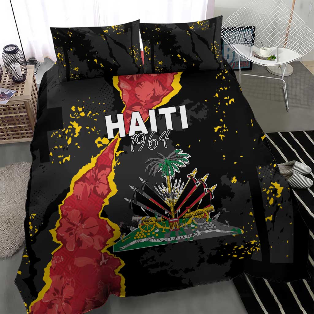 Haiti 1964 Bedding Set Coat Of Arms Unique Style - African Pride