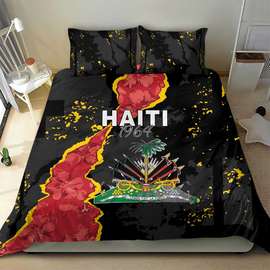 Haiti 1964 Bedding Set Coat Of Arms Unique Style - African Pride